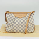 LOUIS VUITTON Damier Azur Siracusa PM Shoulder Bag N41113 LV Auth 99558SAV-12