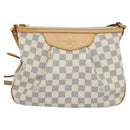 LOUIS VUITTON Damier Azur Siracusa PM Shoulder Bag N41113 LV Auth 99558SAV-13
