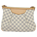 LOUIS VUITTON Damier Azur Siracusa PM Shoulder Bag N41113 LV Auth 99558SAV-2