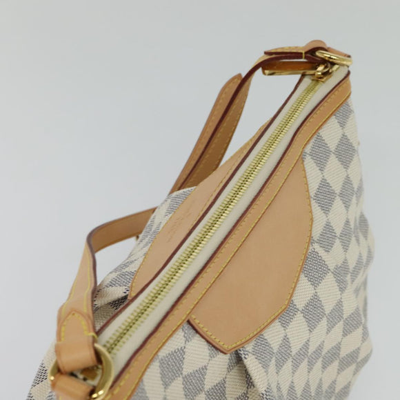 LOUIS VUITTON Damier Azur Siracusa PM Shoulder Bag N41113 LV Auth 99558SAV