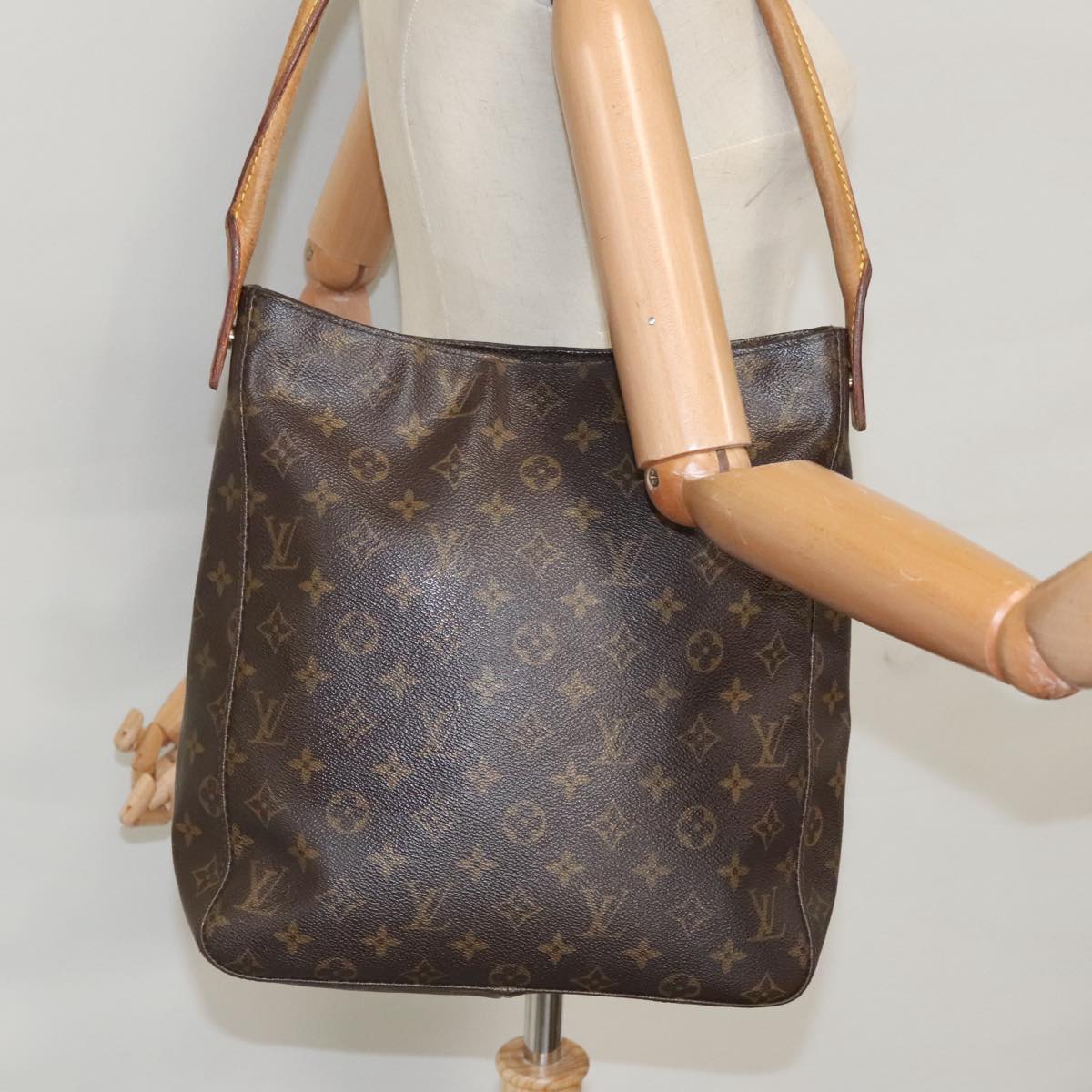 LOUIS VUITTON Monogram Looping GM Shoulder Bag M51145 LV Auth 99585