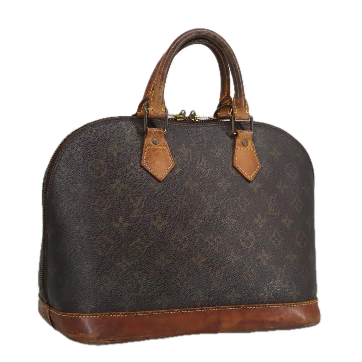 LOUIS VUITTON Monogram Alma Hand Bag M51130 LV Auth 99596