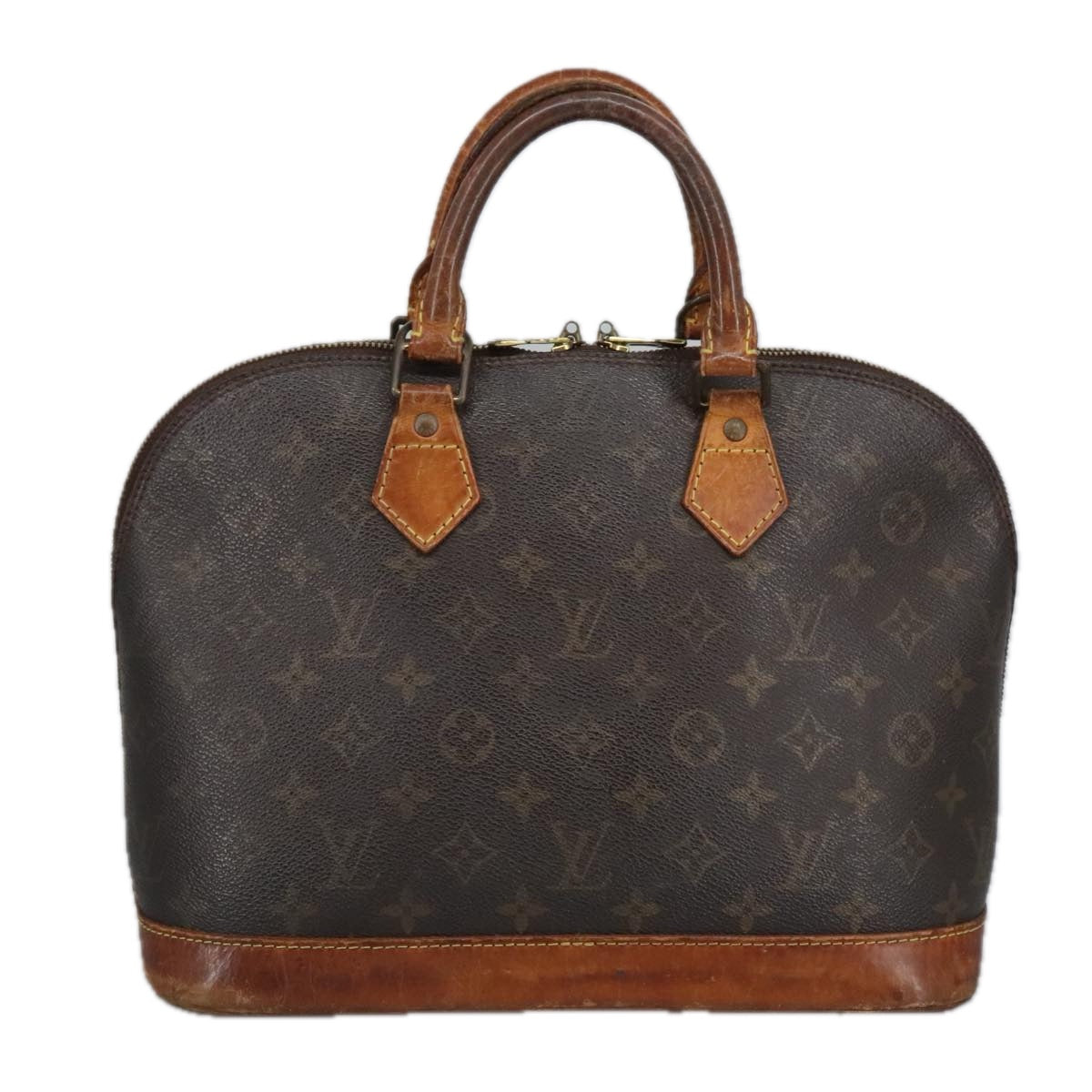 LOUIS VUITTON Monogram Alma Hand Bag M51130 LV Auth 99596