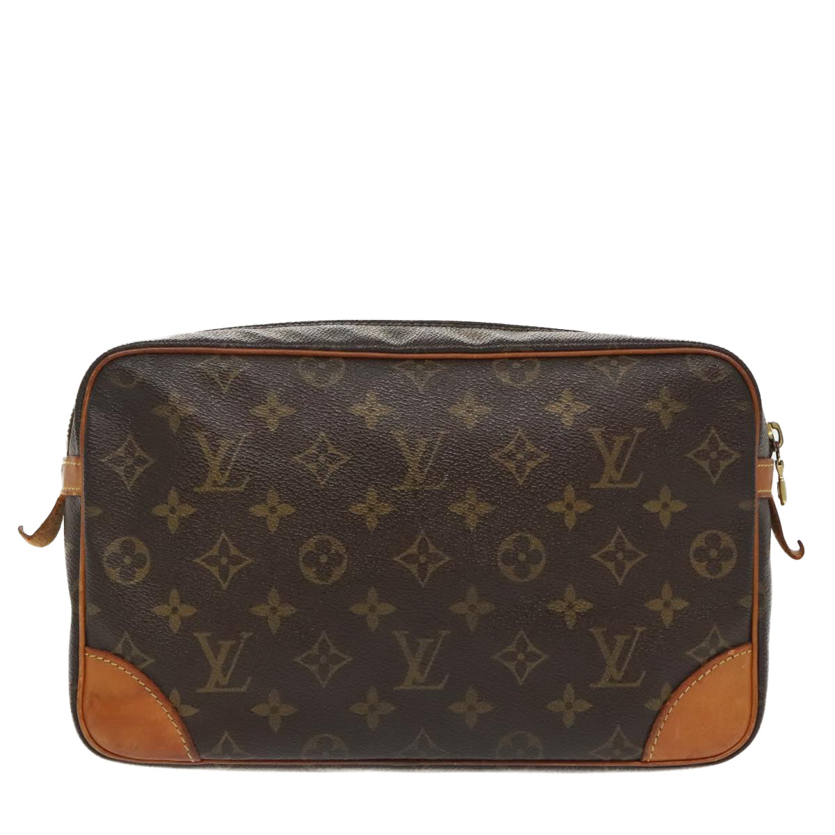 LOUIS VUITTON Monogram Compiegne 28 Clutch Bag M51845 LV Auth 99606 - 0