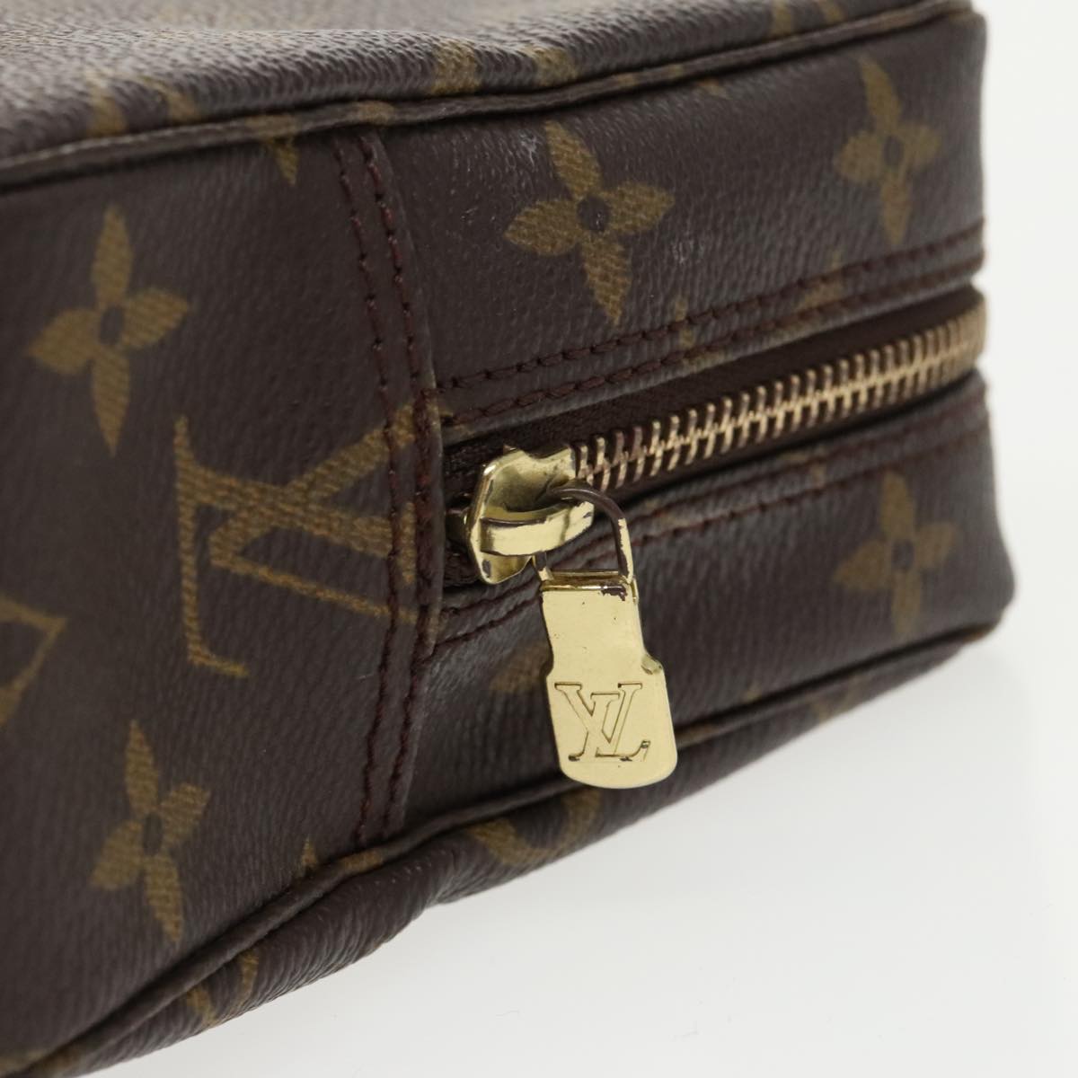 LOUIS VUITTON Monogram Trousse Toilette 23 Clutch Bag M47524 LV Auth 99607