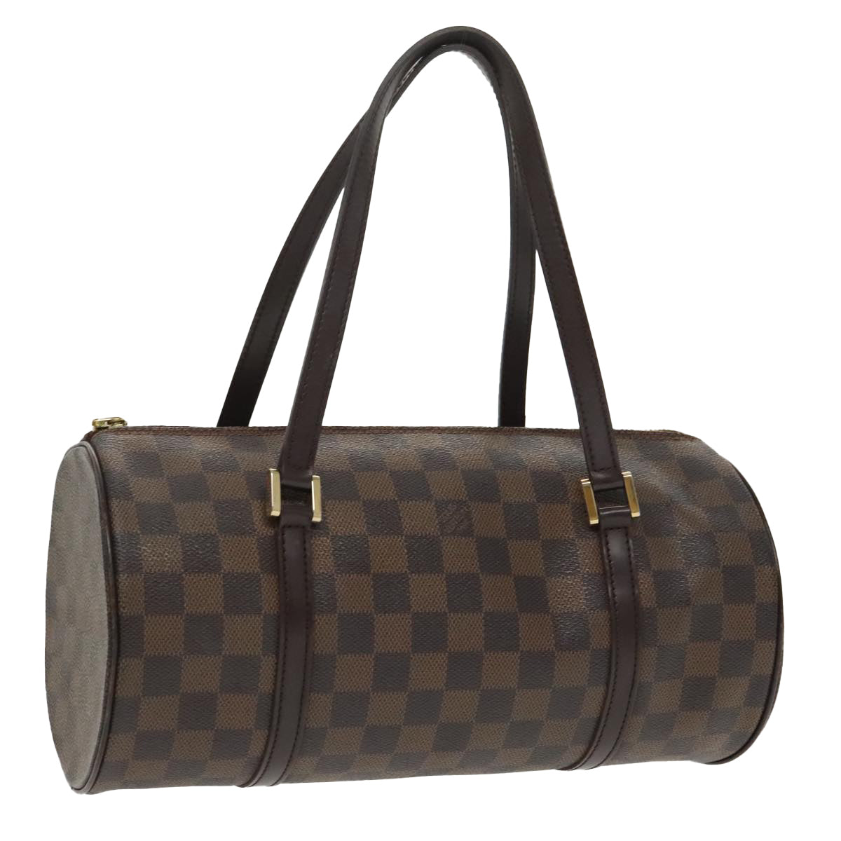 LOUIS VUITTON Damier Ebene Papillon 30 Hand Bag N51303 LV Auth 99622