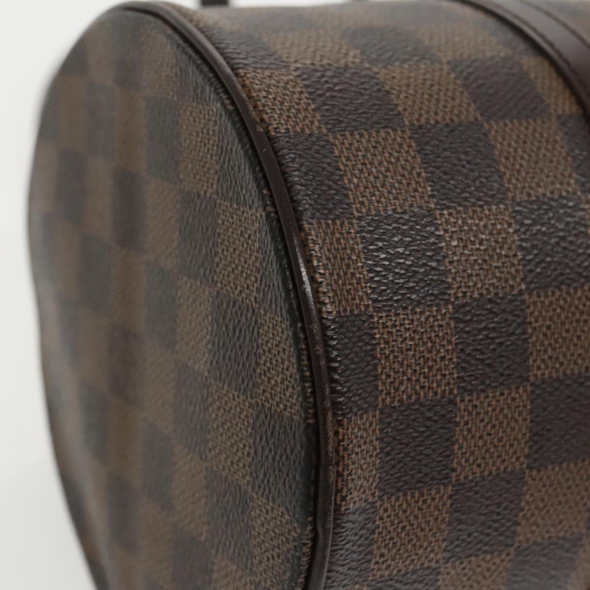 LOUIS VUITTON Damier Ebene Papillon 30 Hand Bag N51303 LV Auth 99622