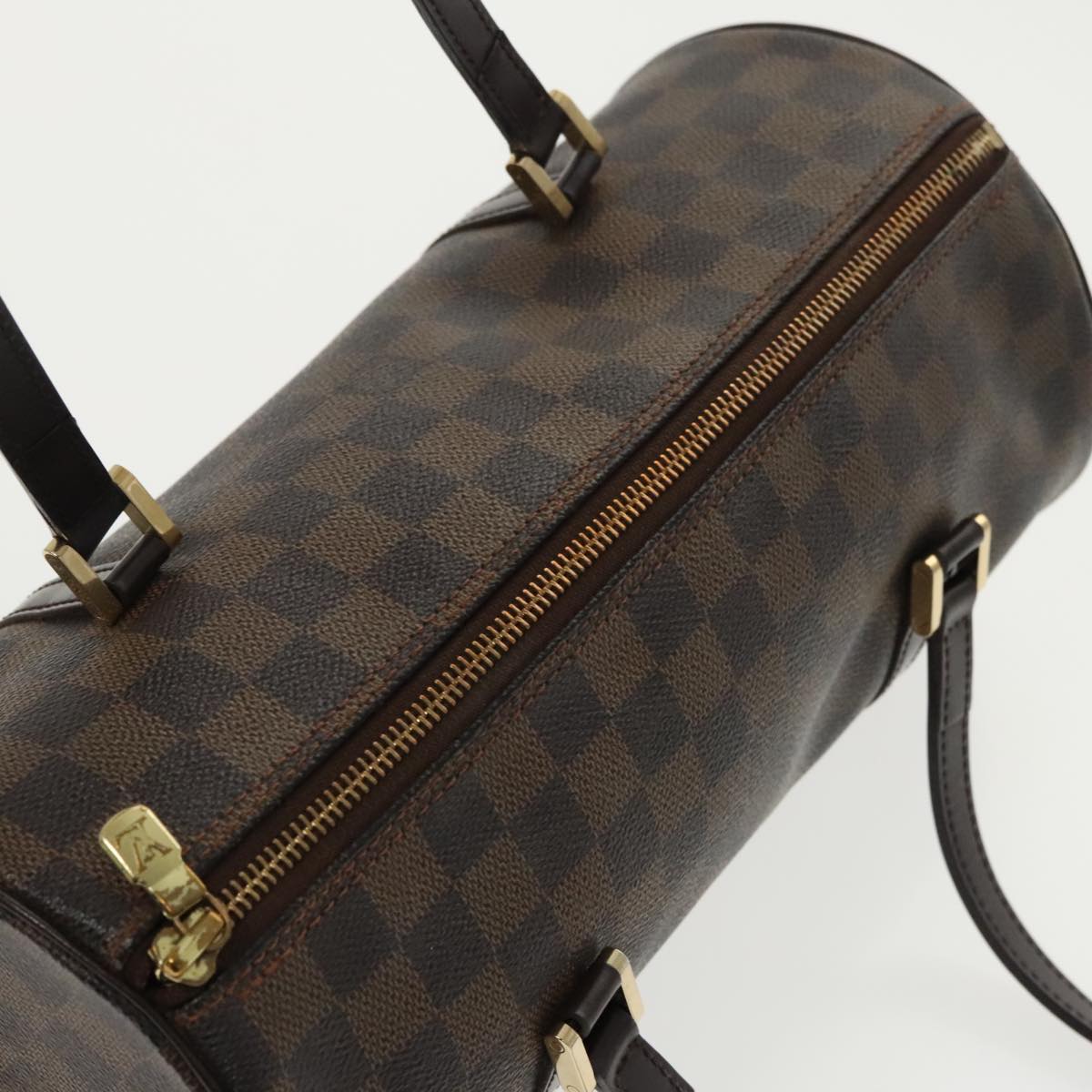 LOUIS VUITTON Damier Ebene Papillon 30 Hand Bag N51303 LV Auth 99622