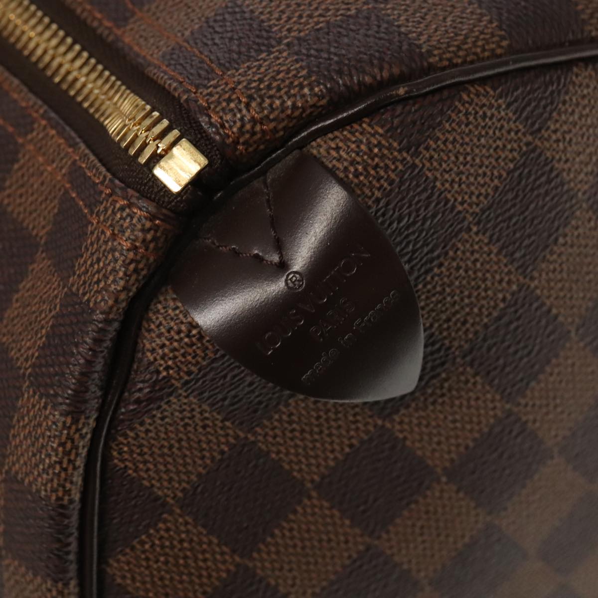 LOUIS VUITTON Damier Ebene Keepall 50 Boston Bag N41427 LV Auth 99623