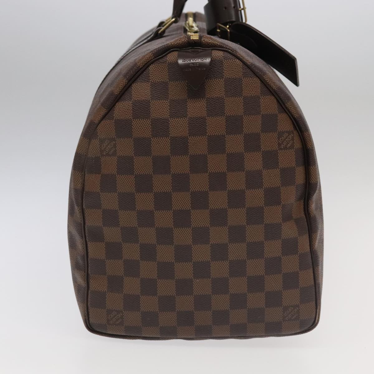 LOUIS VUITTON Damier Ebene Keepall 50 Boston Bag N41427 LV Auth 99623