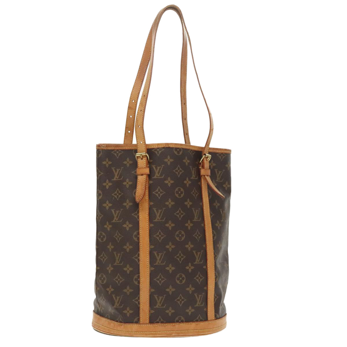 LOUIS VUITTON Monogram Bucket GM Shoulder Bag M42236 LV Auth 99625