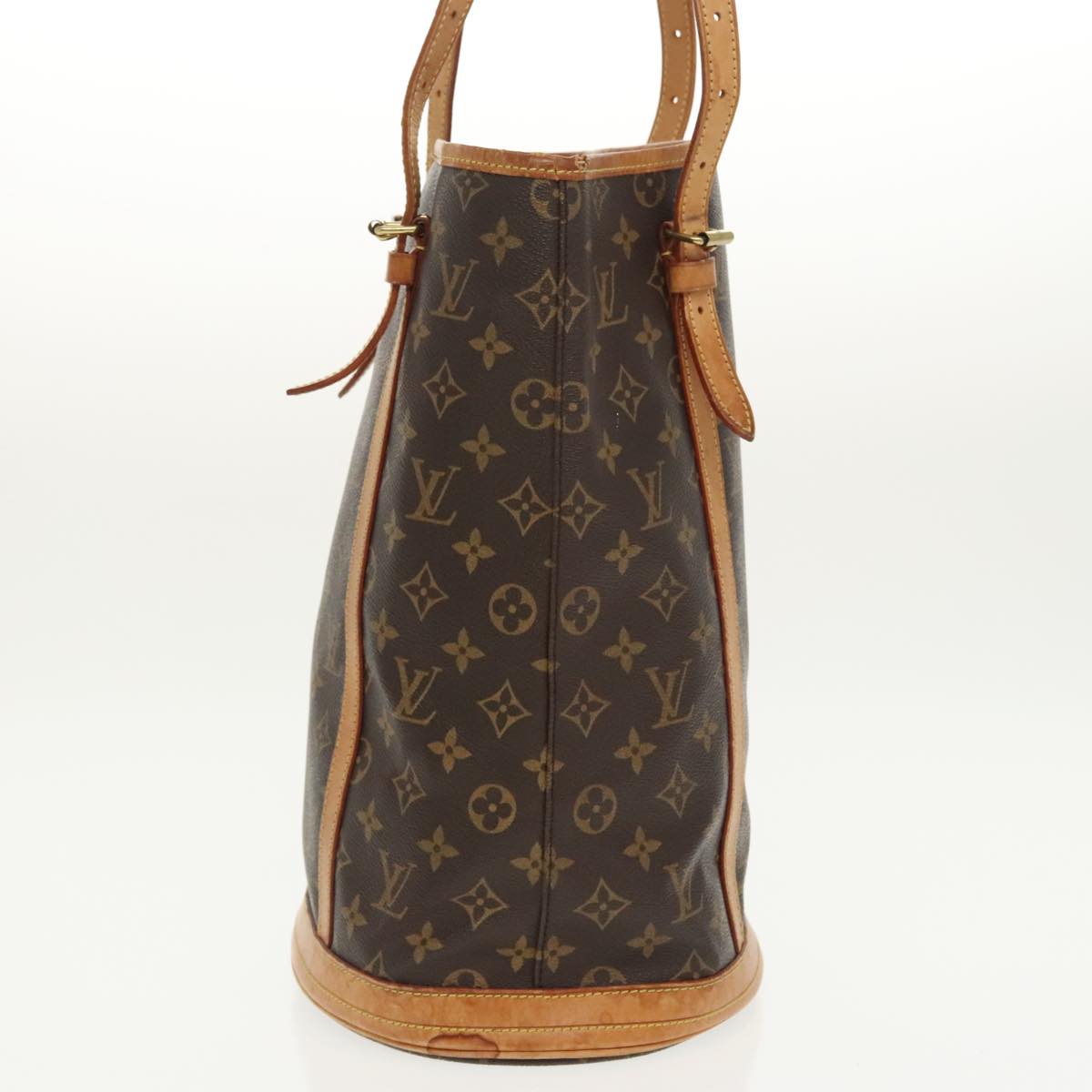 LOUIS VUITTON Monogram Bucket GM Shoulder Bag M42236 LV Auth 99625