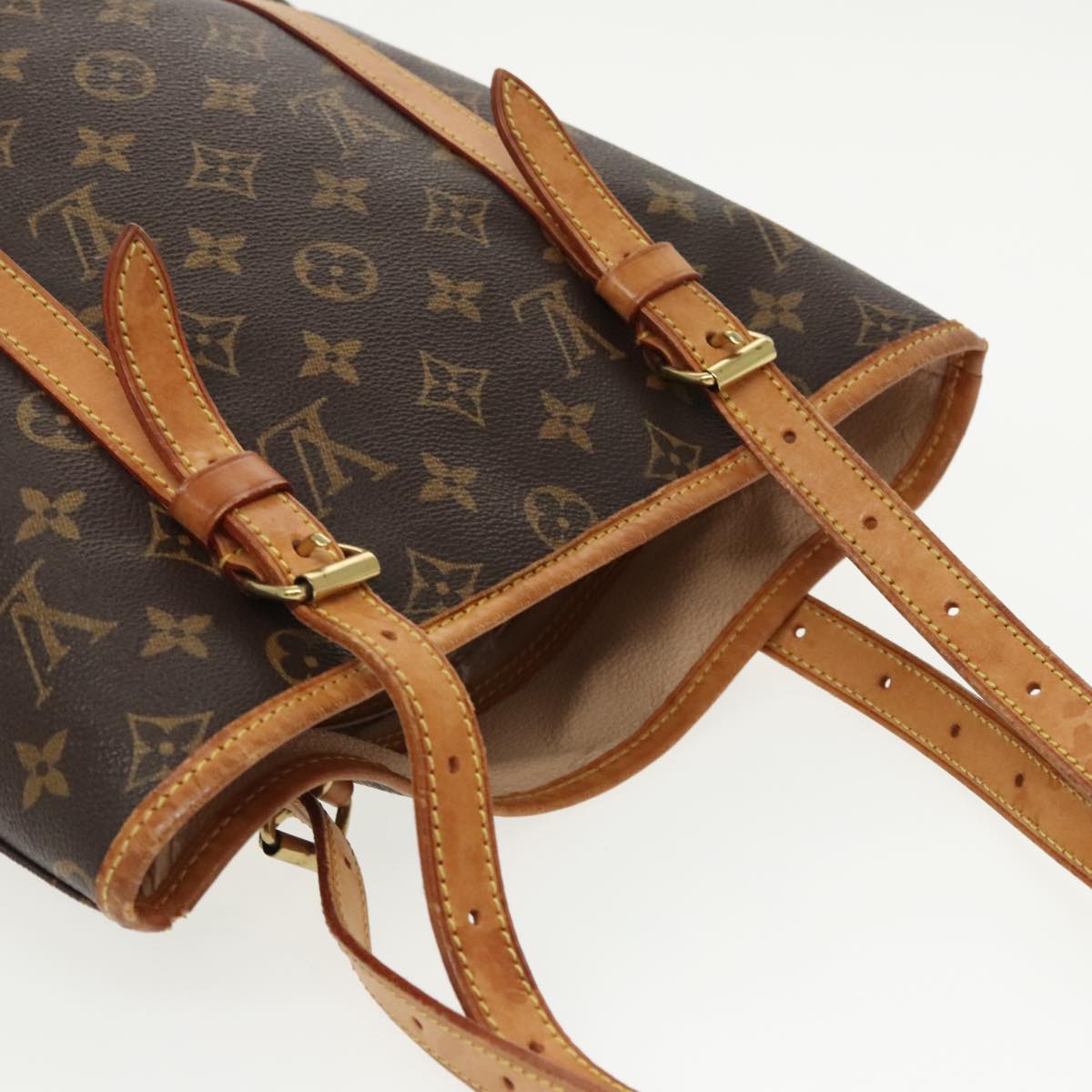 LOUIS VUITTON Monogram Bucket GM Shoulder Bag M42236 LV Auth 99625