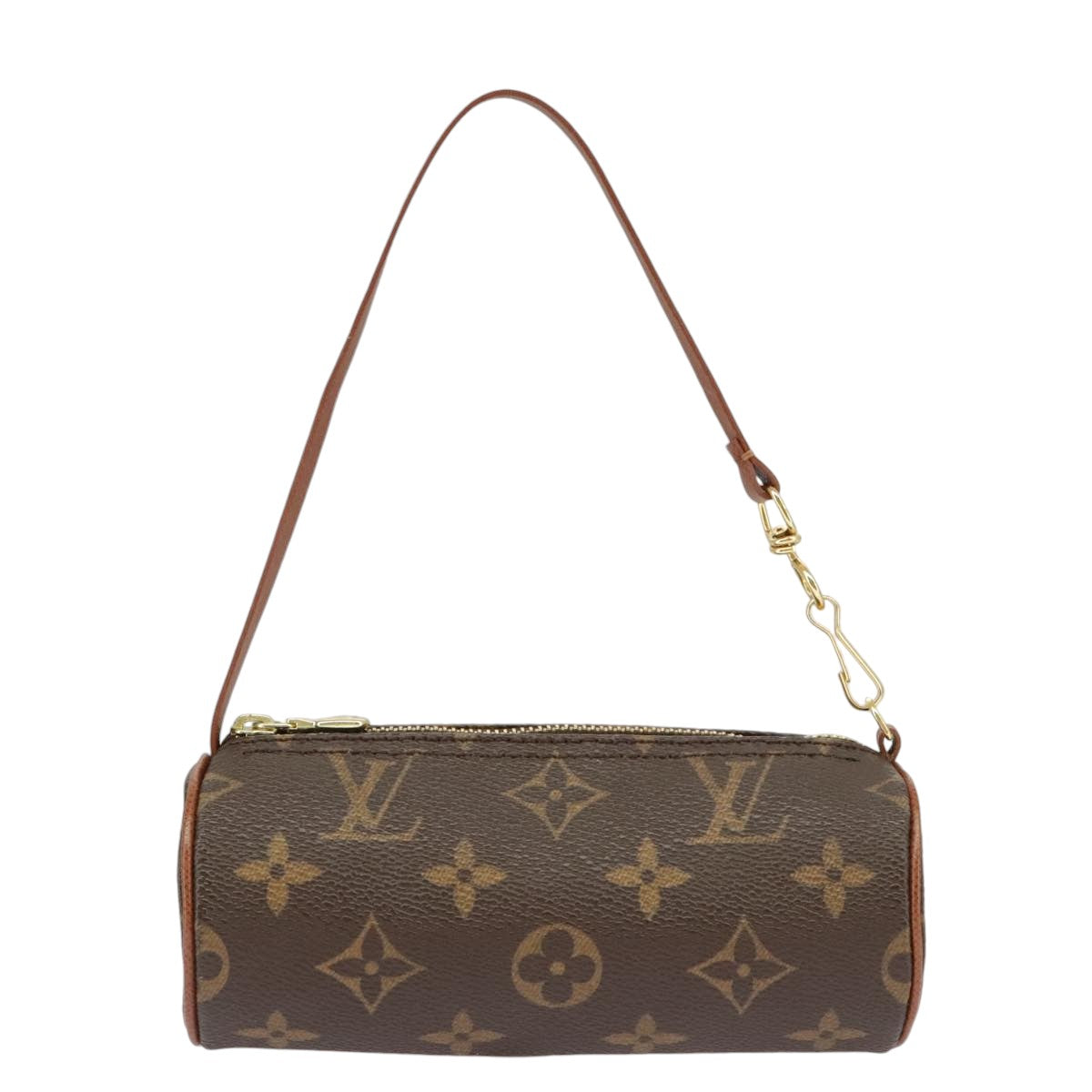 LOUIS VUITTON Monogram Papillon Pouch LV Auth 99630