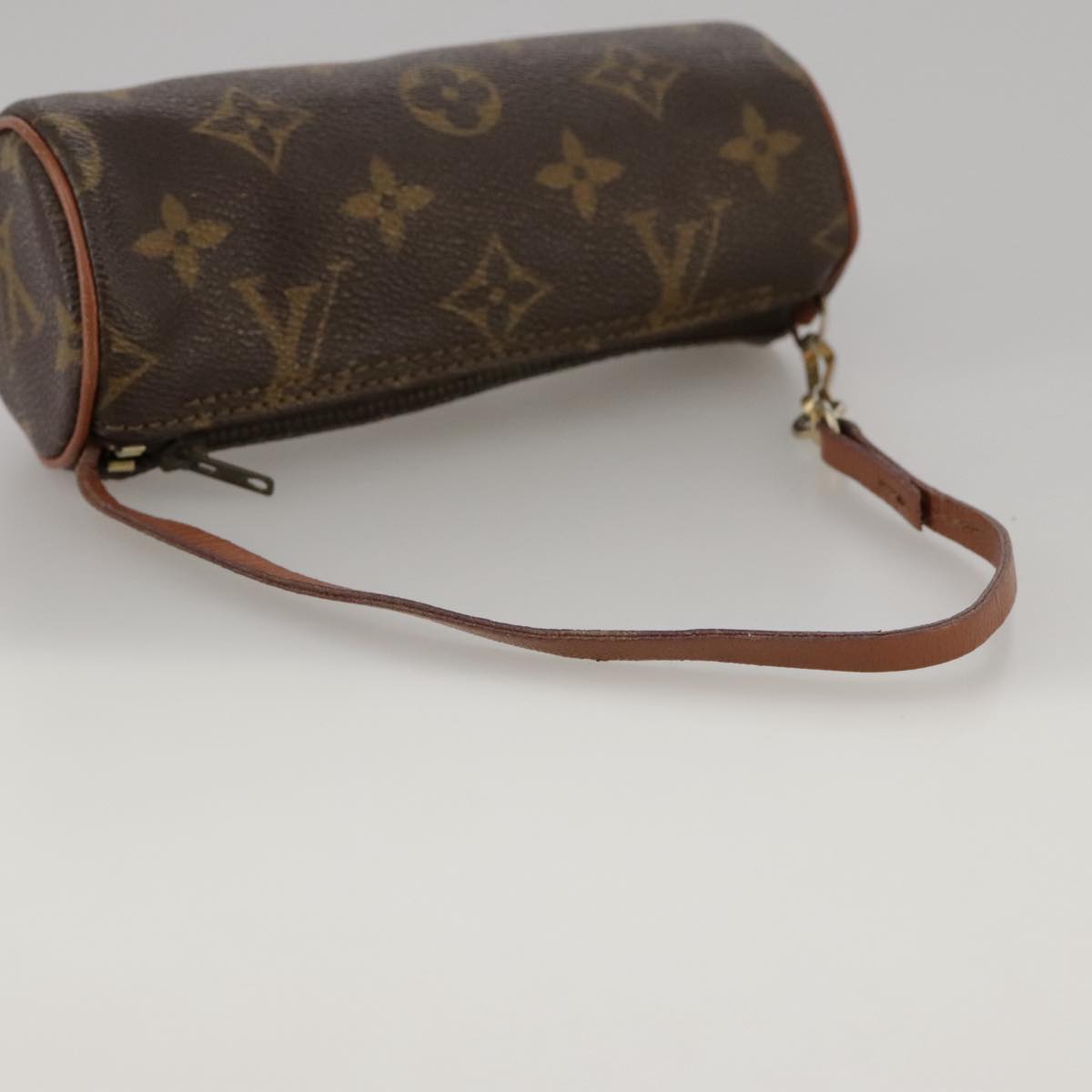 LOUIS VUITTON Monogram Papillon Pouch LV Auth 99630