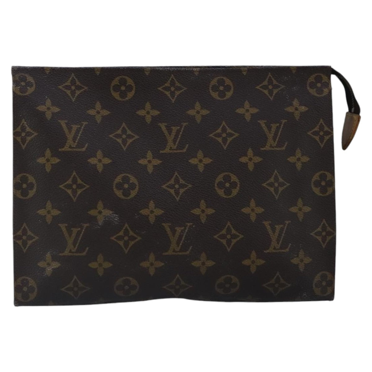 LOUIS VUITTON Monogram Poche Toilette 26 Pouch M47542 LV Auth 99631