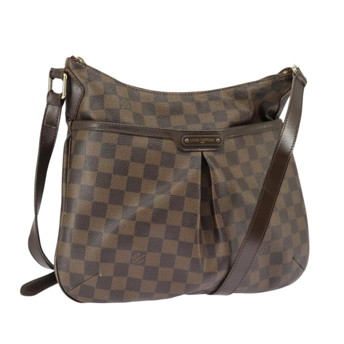 LOUIS VUITTON Damier Ebene Bloomsbury PM Shoulder Bag N42251 LV Auth 99635