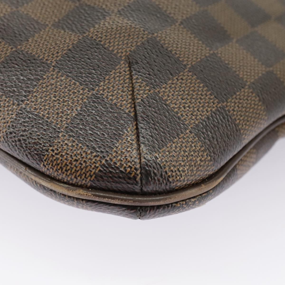 LOUIS VUITTON Damier Ebene Bloomsbury PM Shoulder Bag N42251 LV Auth 99635