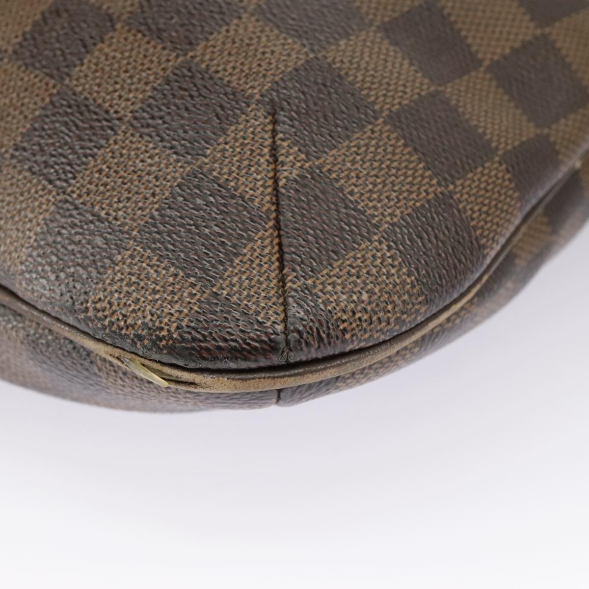 LOUIS VUITTON Damier Ebene Bloomsbury PM Shoulder Bag N42251 LV Auth 99635