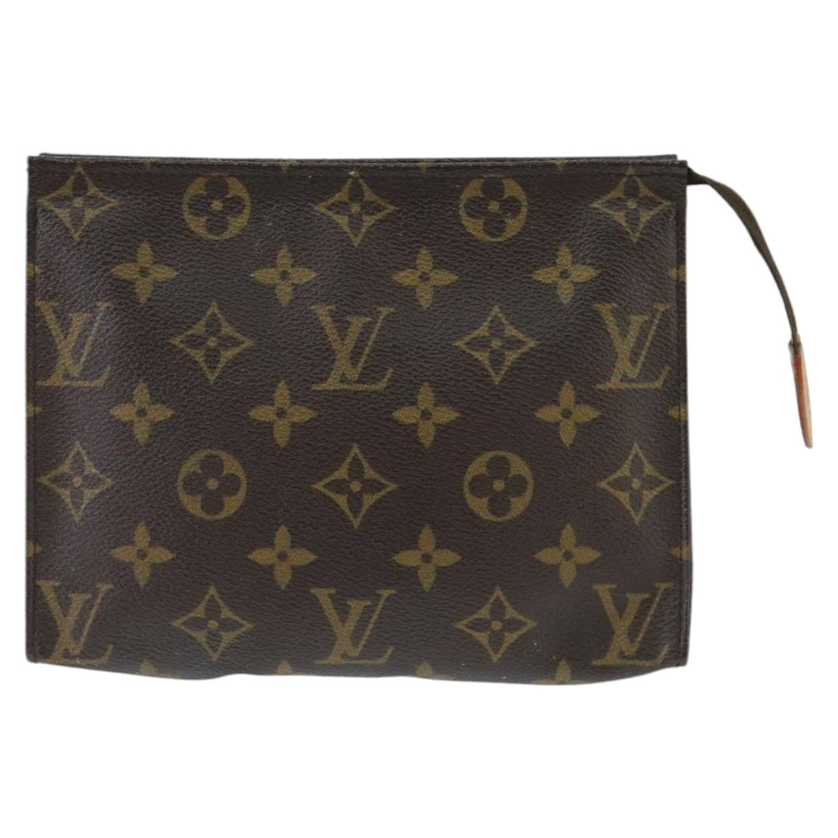 LOUIS VUITTON Monogram Poche Toilette 19 Pouch M47544 LV Auth 99639