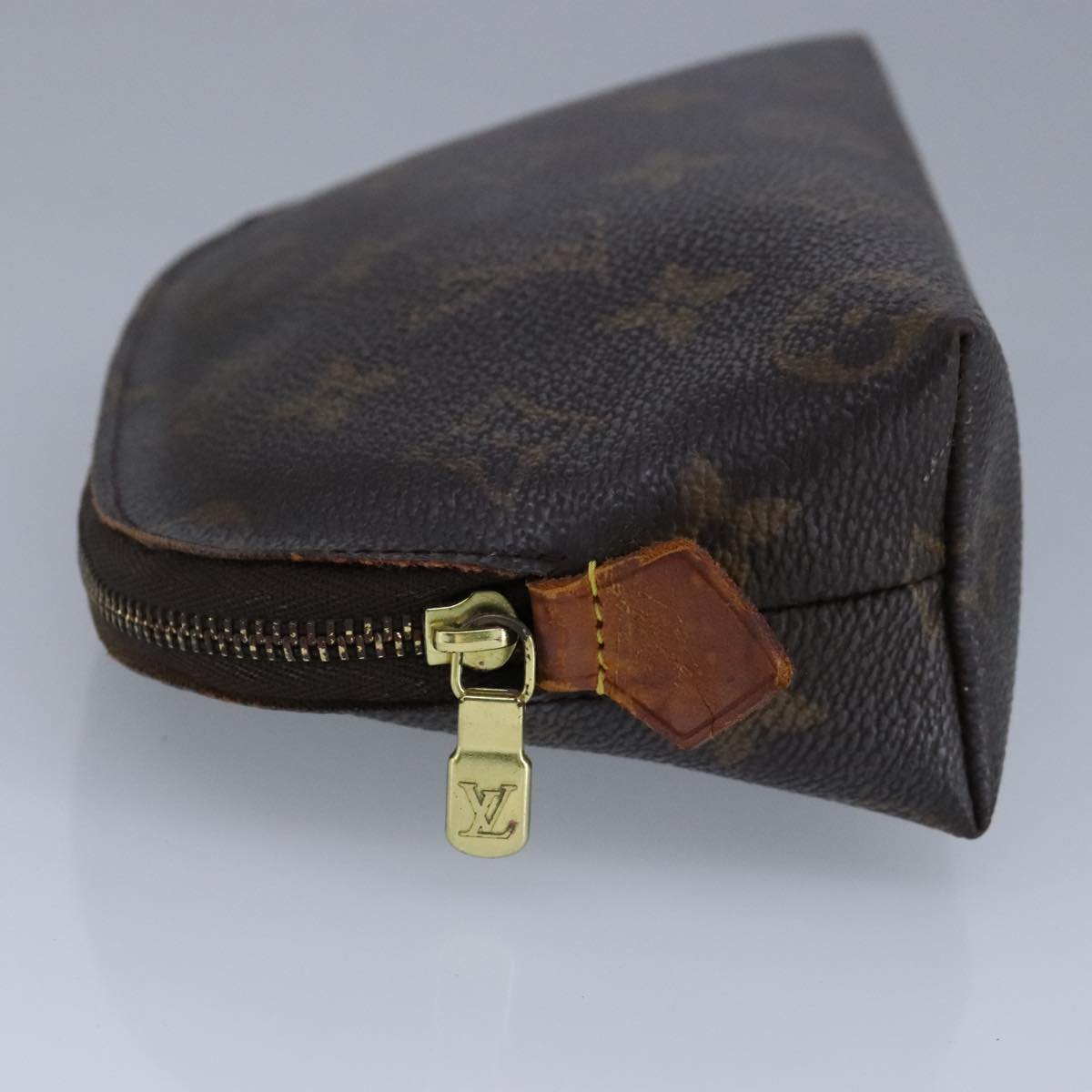 LOUIS VUITTON Monogram Pochette Cosmetic PM Cosmetic Pouch M47515 LV Auth 99649