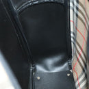 Burberrys Nova Check Hand Bag Canvas Beige Auth 99653-24