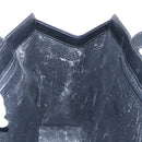 CELINE Macadam Canvas Shoulder Bag PVC Leather Black Gold Auth 99656-19