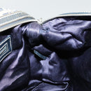 FENDI Zucchino Canvas Hand Bag Navy Silver Auth 99666-21