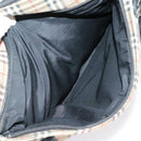 Burberrys Nova Check Tote Bag Canvas Beige Auth 99685-11