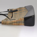 Burberrys Nova Check Tote Bag Canvas Beige Auth 99685-4