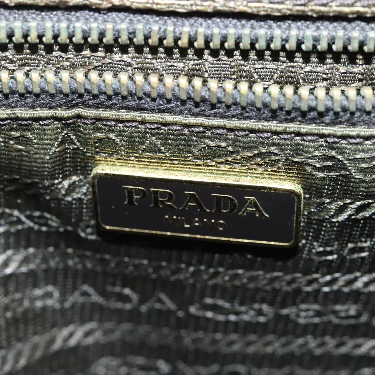 PRADA Shoulder Bag Nylon Brown Auth 99711