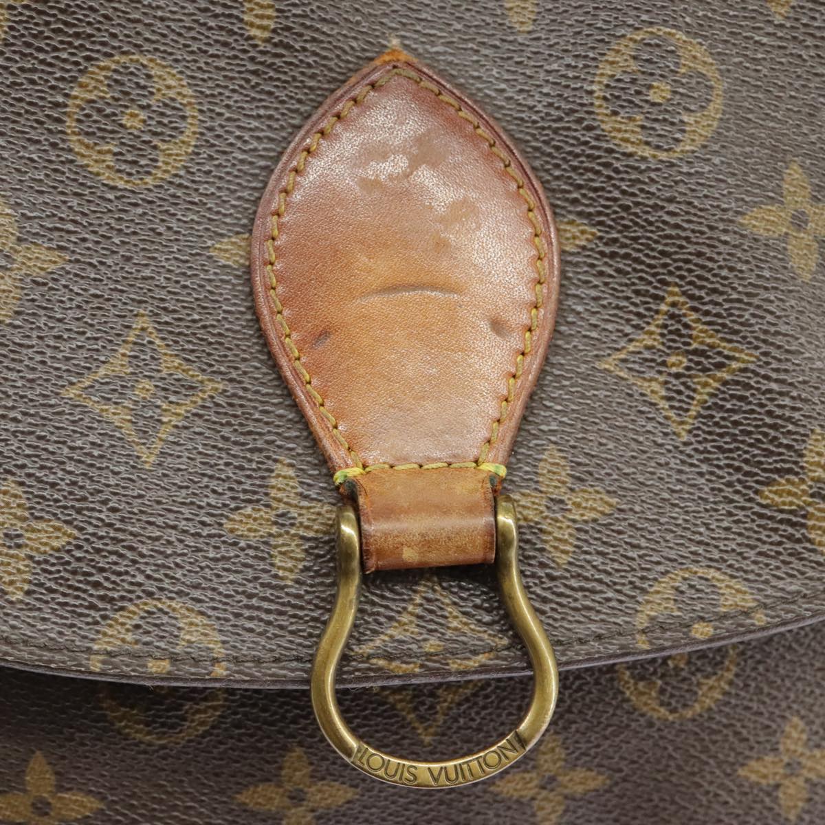 LOUIS VUITTON Monogram Saint Cloud GM Shoulder Bag M51242 LV Auth 99725