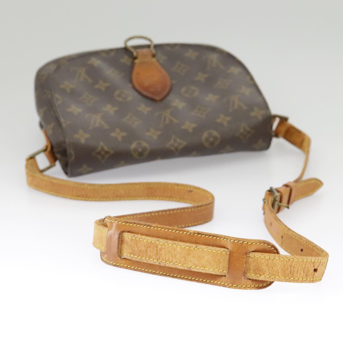 LOUIS VUITTON Monogram Saint Cloud GM Shoulder Bag M51242 LV Auth 99725