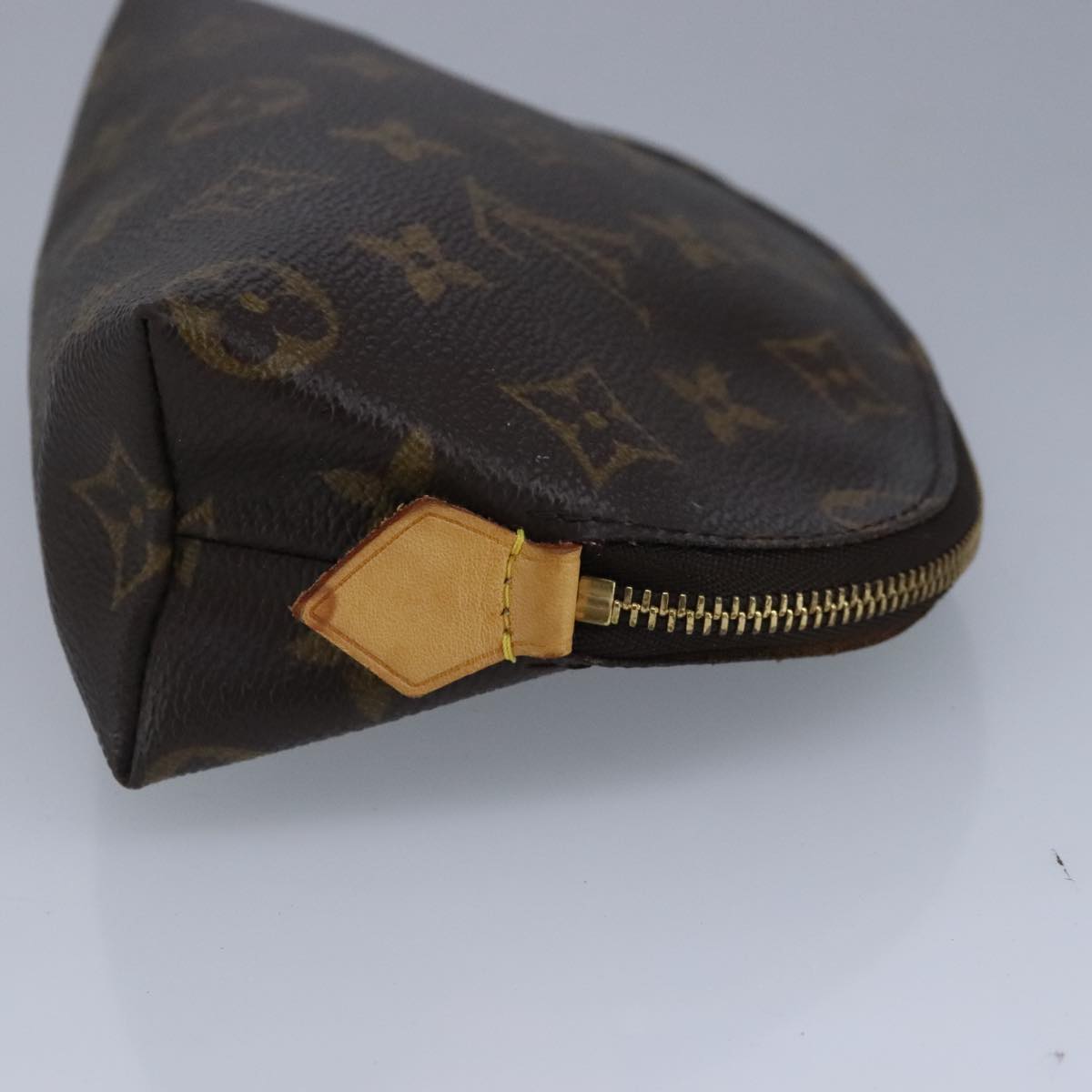 LOUIS VUITTON Monogram Pochette Cosmetic PM Cosmetic Pouch M47515 LV Auth 99726