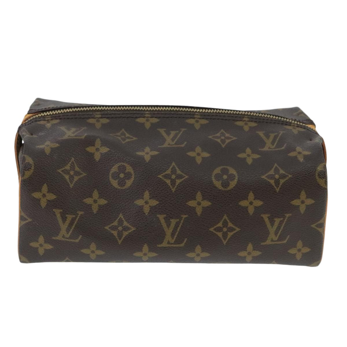 LOUIS VUITTON Monogram Trousse Patte Pression Cosmetic Pouch M47636 Auth 99730 - 0