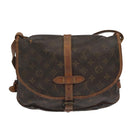 LOUIS VUITTON Monogram Saumur 30 Shoulder Bag M42256 LV Auth 99734-2