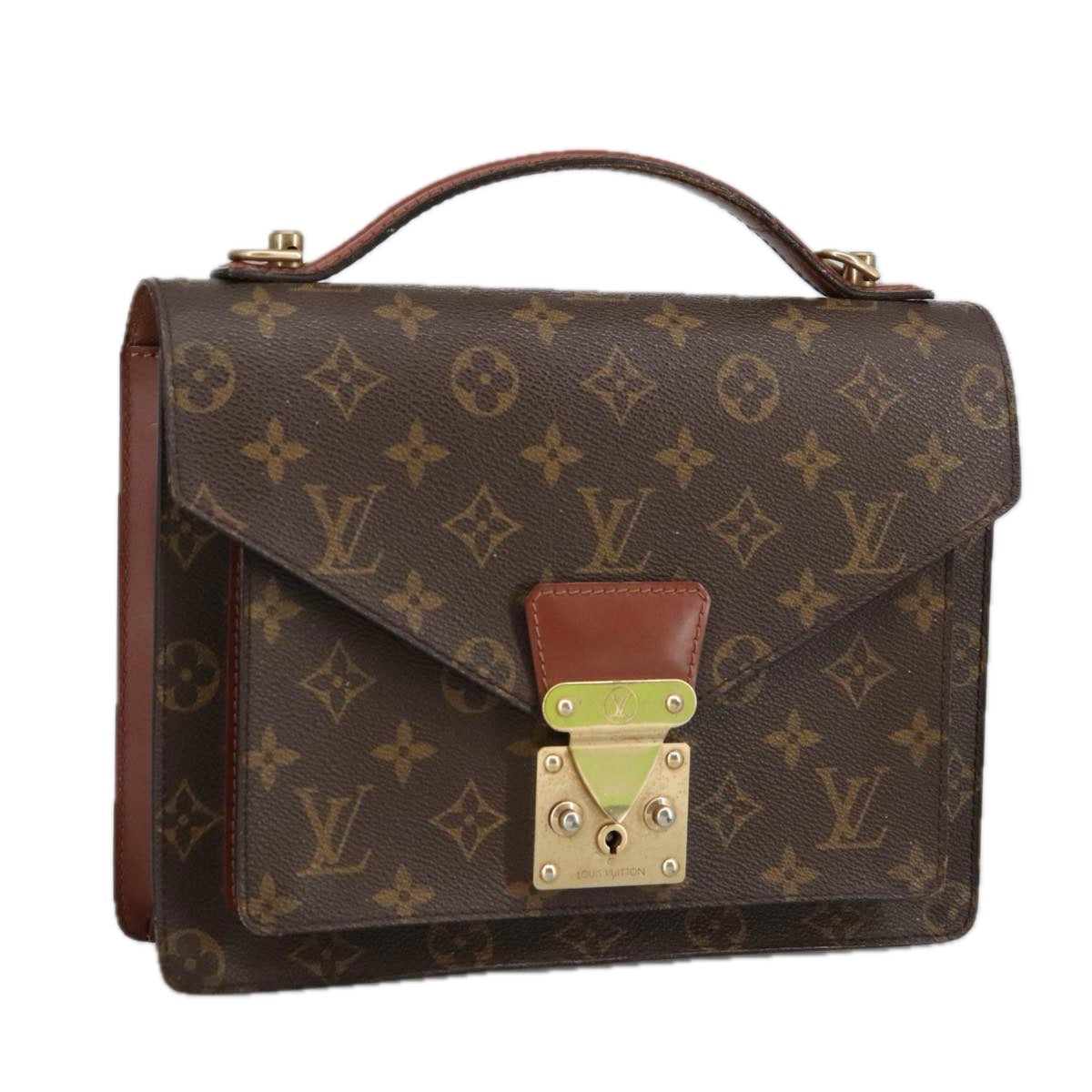 LOUIS VUITTON Monogram Monceau 26 Shoulder Bag M51187 LV Auth 99741