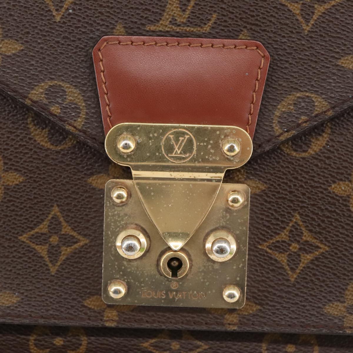 LOUIS VUITTON Monogram Monceau 26 Shoulder Bag M51187 LV Auth 99741