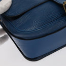 LOUIS VUITTON Epi Cartouchiere MM Shoulder Bag Blue M52245 LV Auth 99747-16