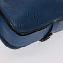 LOUIS VUITTON Epi Cartouchiere MM Shoulder Bag Blue M52245 LV Auth 99747-9
