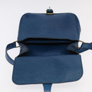LOUIS VUITTON Epi Cartouchiere MM Shoulder Bag Blue M52245 LV Auth 99747-20