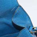 LOUIS VUITTON Epi Cartouchiere MM Shoulder Bag Blue M52245 LV Auth 99747-10