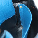 LOUIS VUITTON Epi Cartouchiere MM Shoulder Bag Blue M52245 LV Auth 99747-24