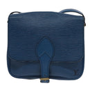 LOUIS VUITTON Epi Cartouchiere MM Shoulder Bag Blue M52245 LV Auth 99747-13