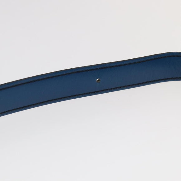 LOUIS VUITTON Epi Cartouchiere MM Shoulder Bag Blue M52245 LV Auth 99747