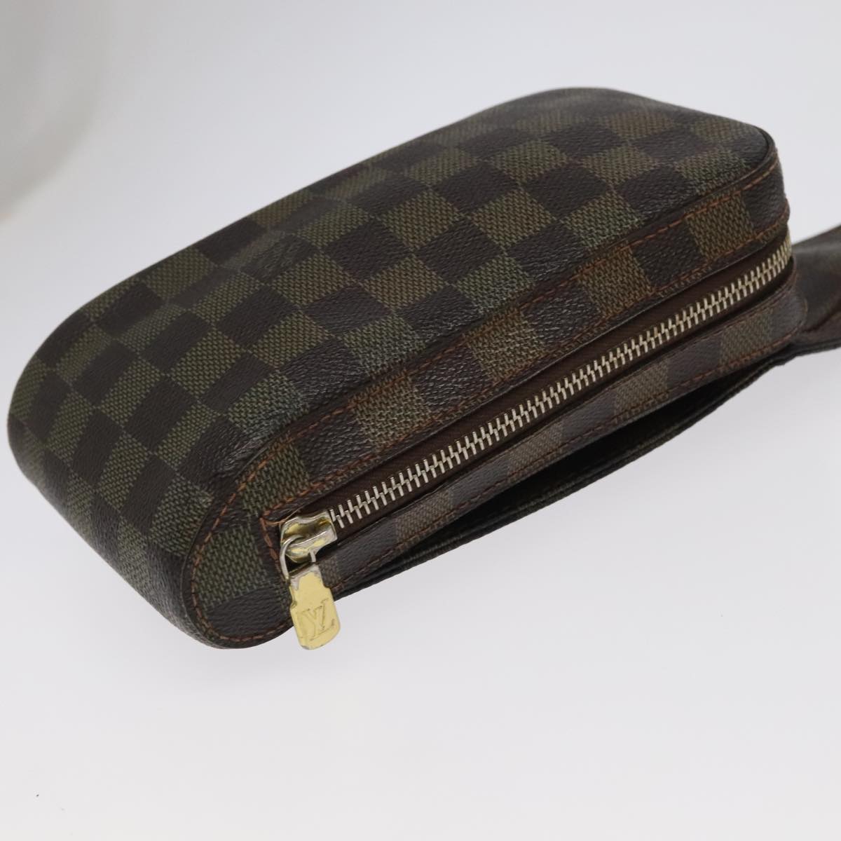 LOUIS VUITTON Damier Ebene Geronimos Shoulder Bag N51994 LV Auth 99749