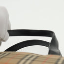 BURBERRY Nova Check Hand Bag Canvas Beige Black Auth 99751-8