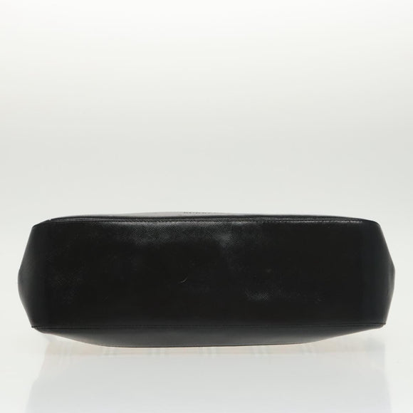 BURBERRY Nova Check Hand Bag Canvas Beige Black Auth 99751