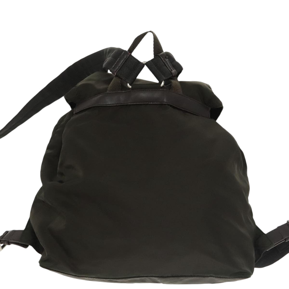 PRADA Backpack Nylon Khaki Auth 99752 - 0