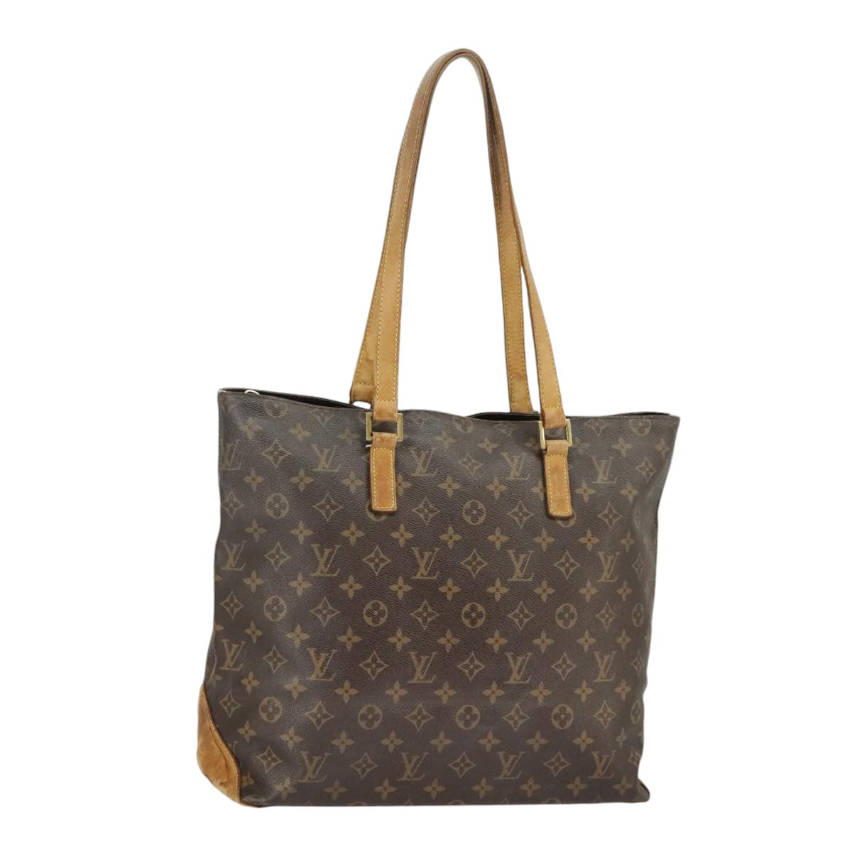 LOUIS VUITTON Monogram Cabas Mezzo Tote Bag M51151 LV Auth 99758